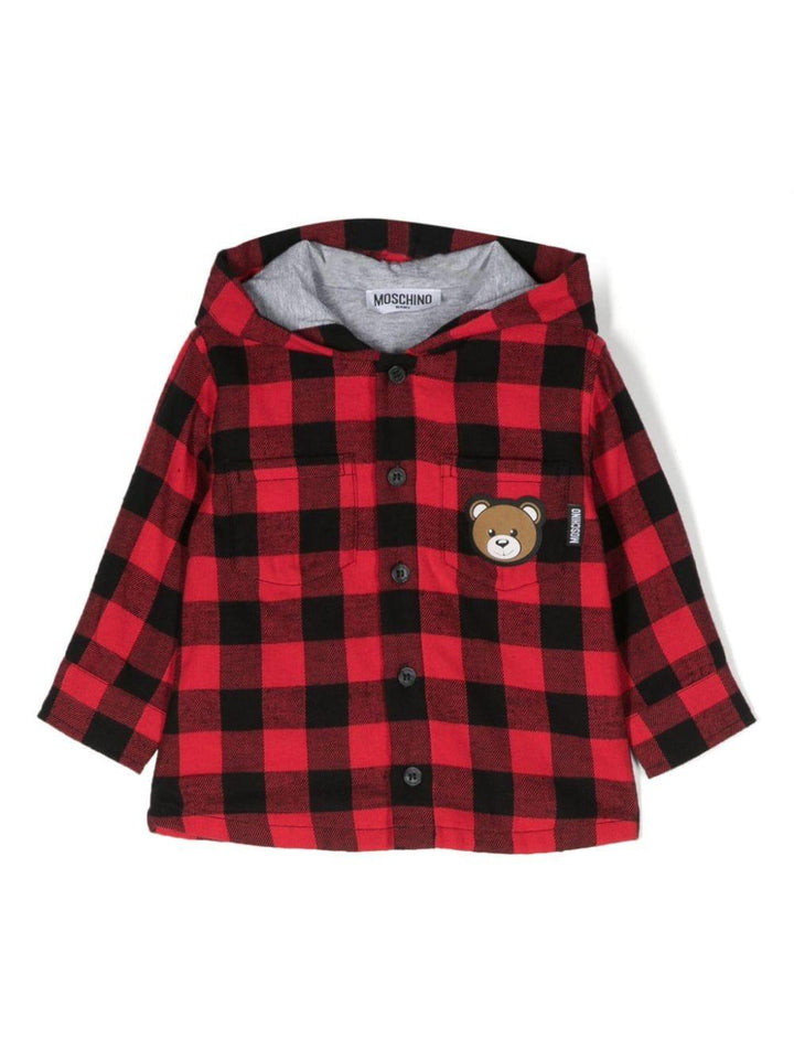Camicia rossa neonato
