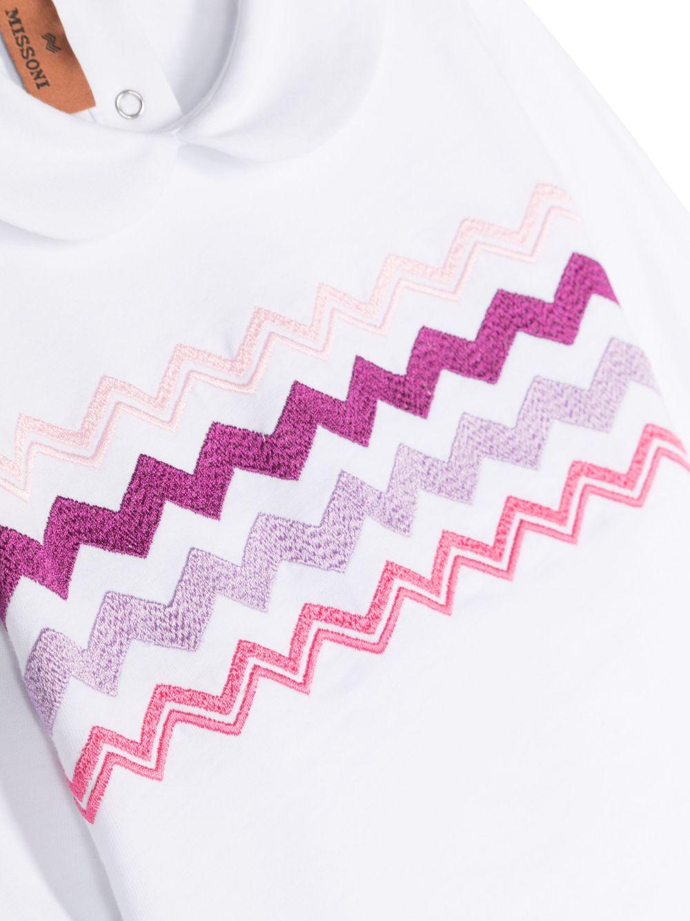 T-shirt bianca neonata MT8030J0177 100 MISSONI KIDS 