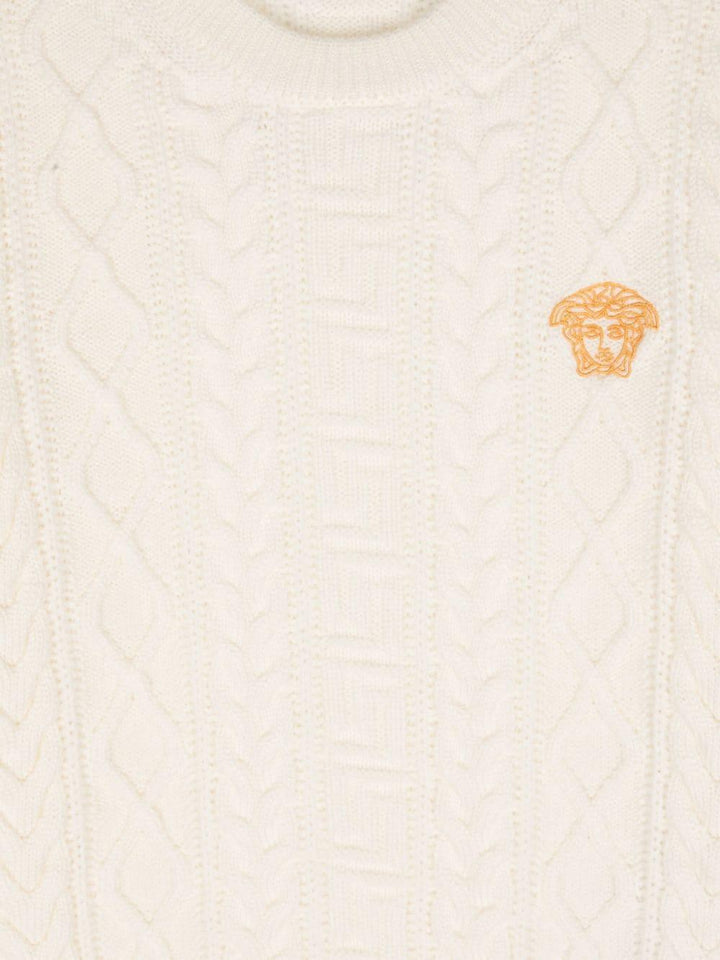 Maglione bianco avorio unisex