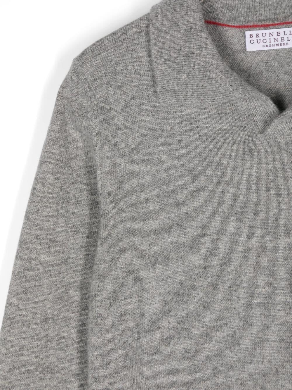 Polo grigia bambino