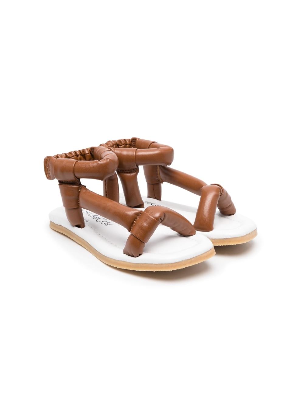 sandali marroni bambina MSSC026YY0000 BRW MI.MI.SOL 