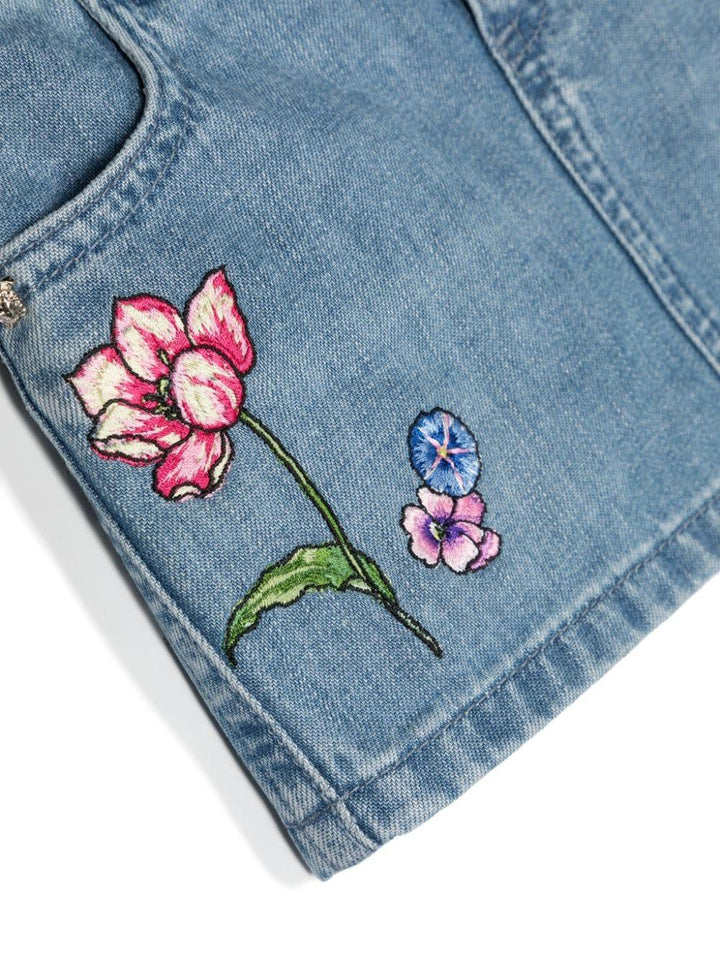 Minigonna denim bambina