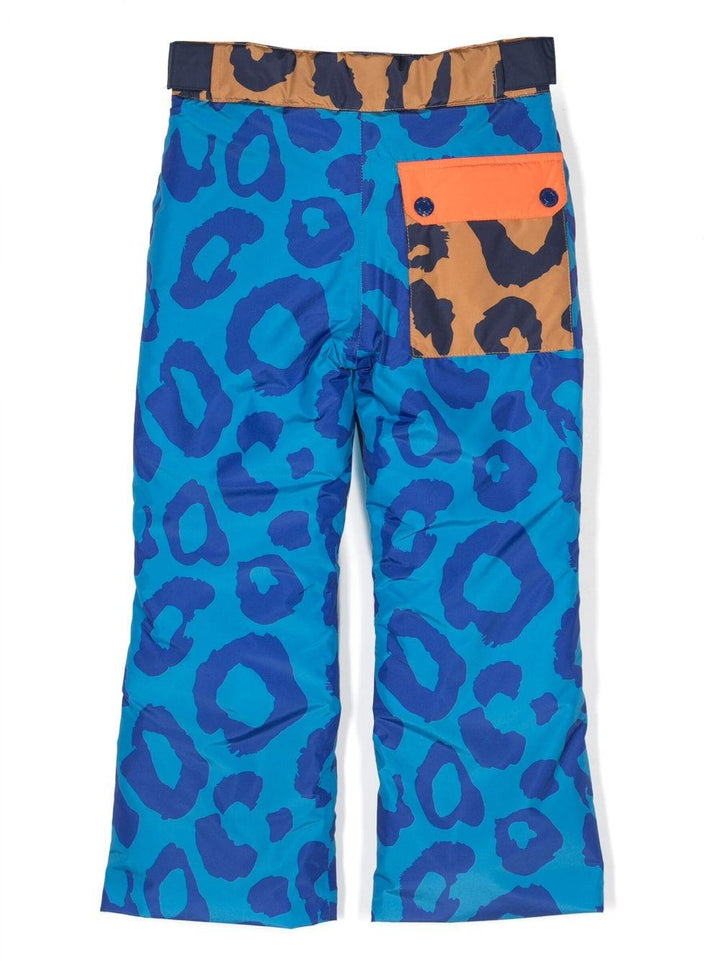 Pantaloni blu e multicolor bambino