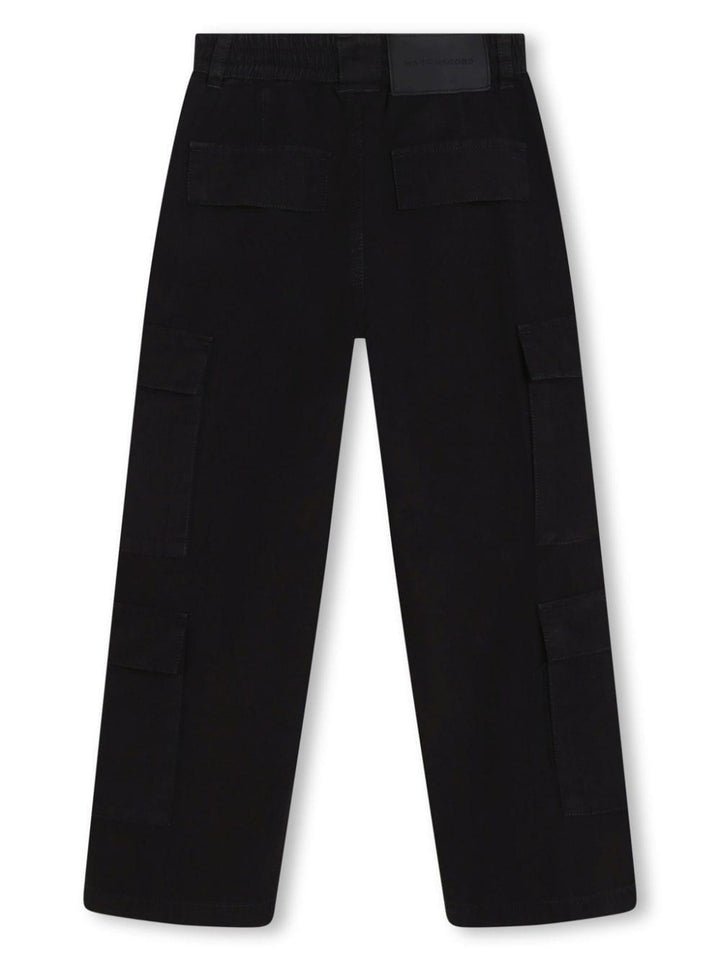 pantaloni cargo nero bambino
