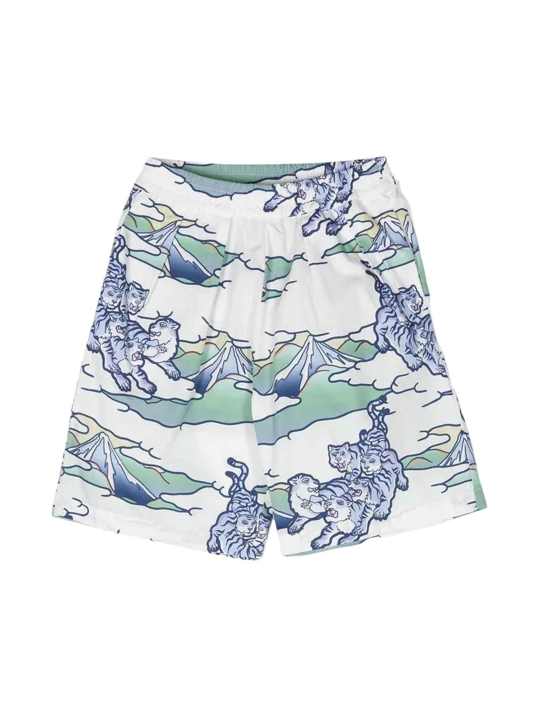 Shorts multicolor bambino K24305 791 KENZO KIDS 