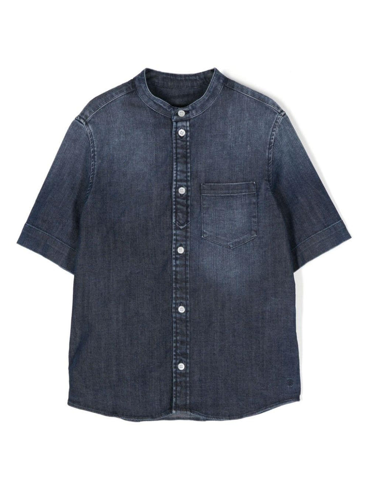 Camicia blu denim bambino