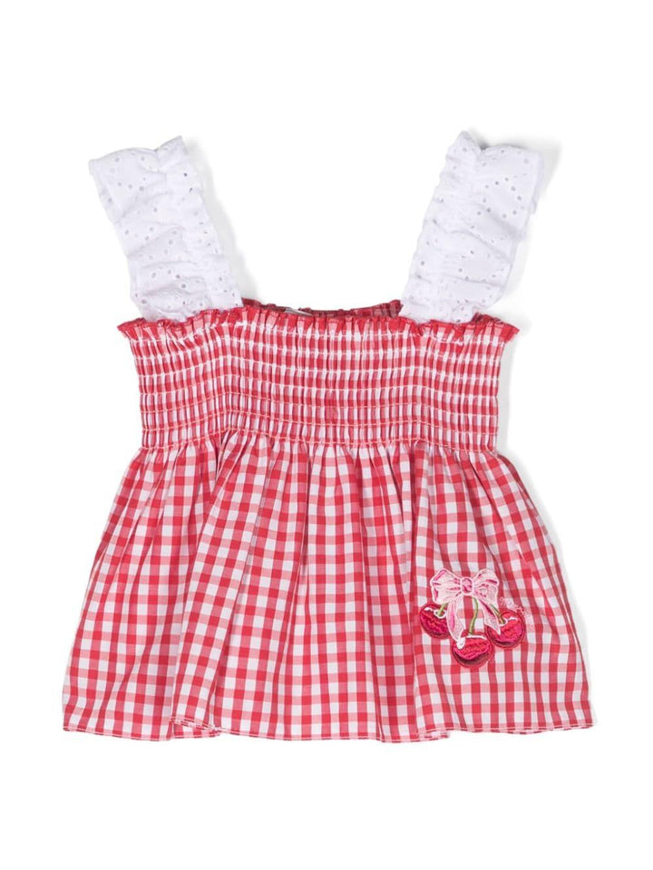 Top rosso neonata