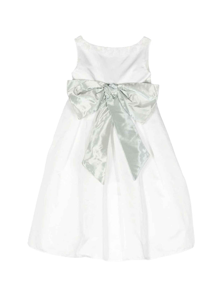 Abito bianco/verde  bambina