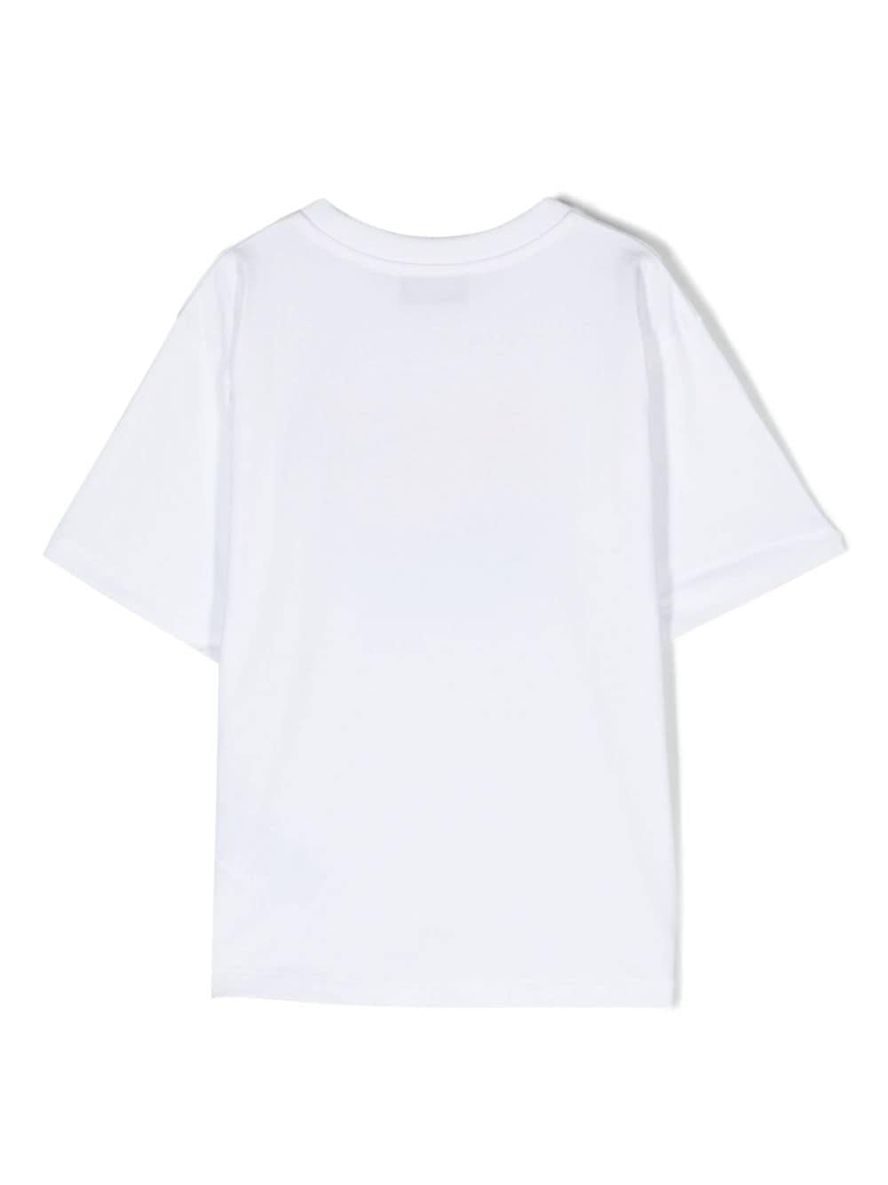 T-shirt bambino bianca/multicolore