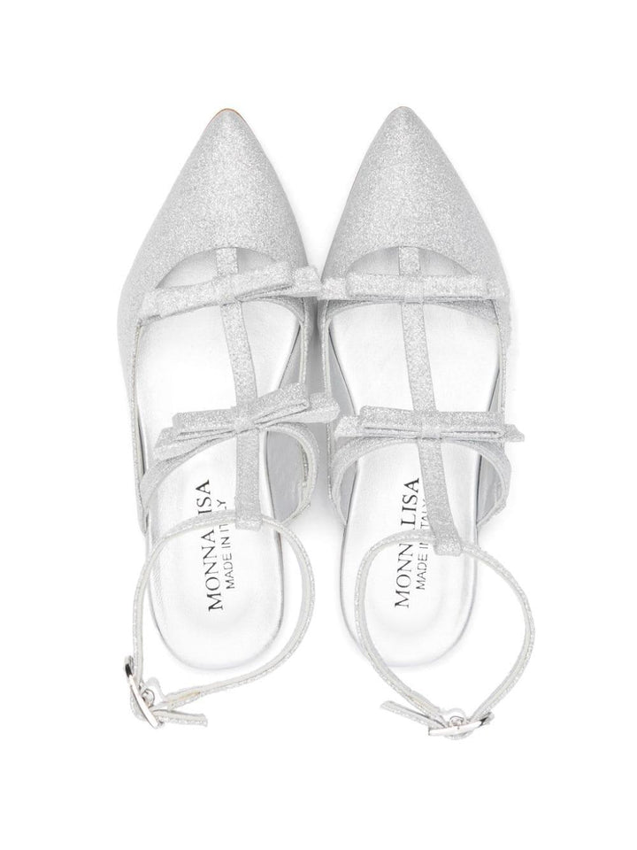 Ballerine argento bambina