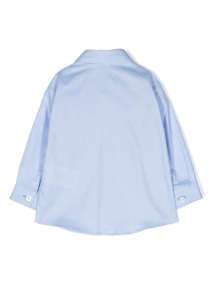 Camicia celeste neonato