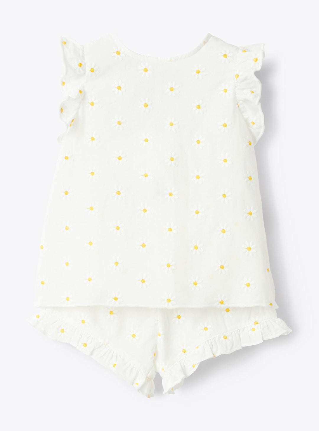 completo bianco neonata P25DP520C5053 010 IL GUFO 