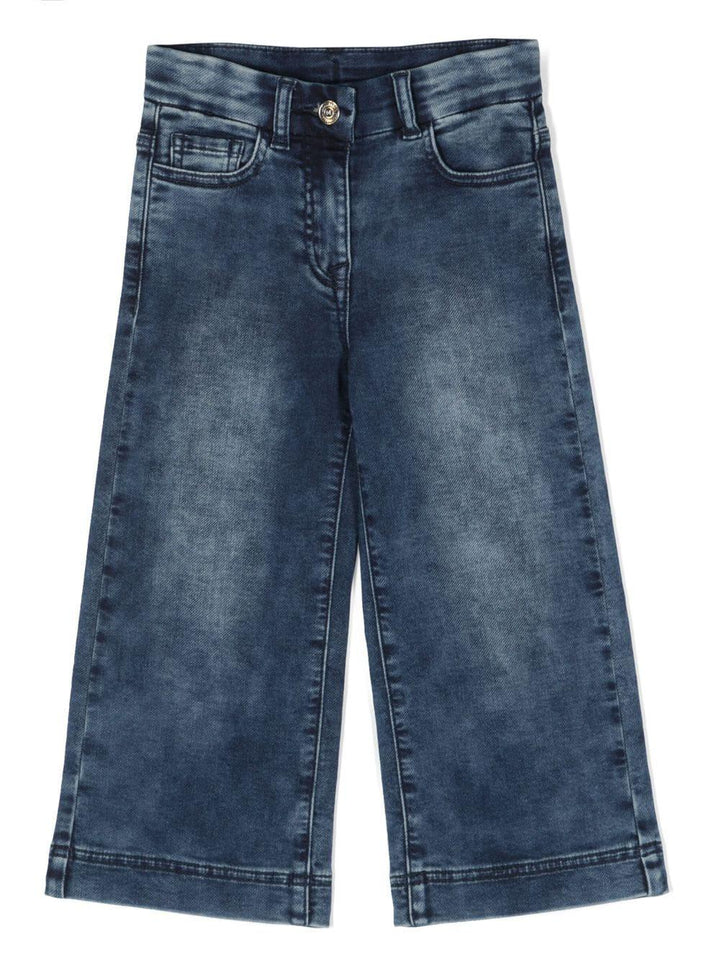 Jeans denim bambina con stampa 'Duffy Duck' posteriore