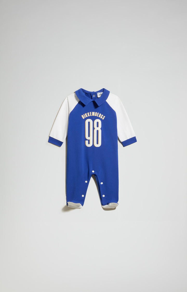 set tutina azzurro neonato