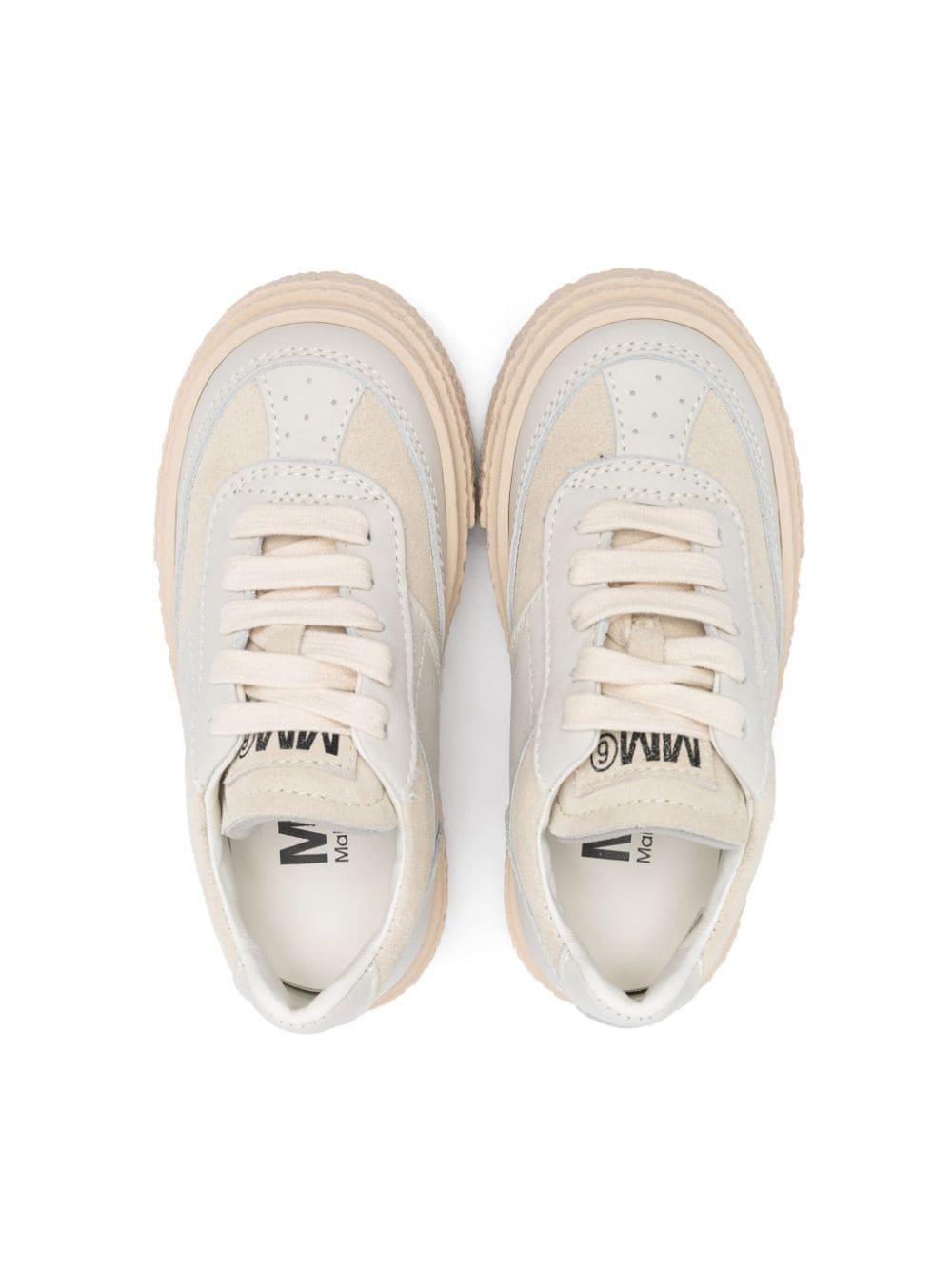 Sneakers bianche bambina 75039 VAR01 MM6 KIDS 