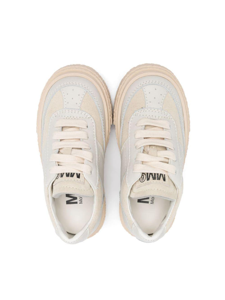 Sneakers bianche bambina 75039 VAR01 MM6 KIDS 