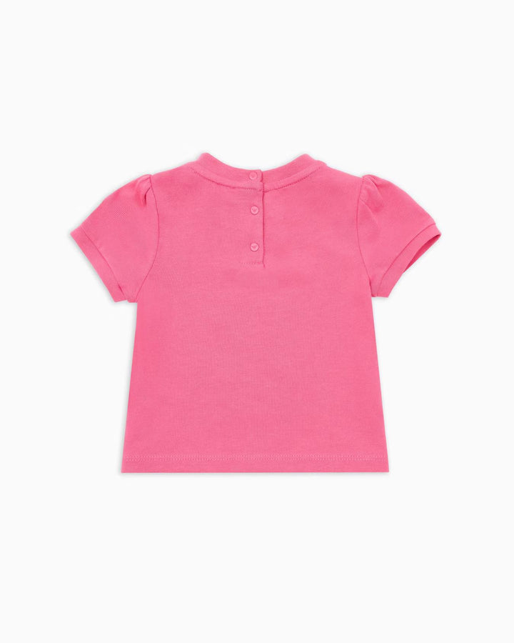 t-shirt fucsia neonata