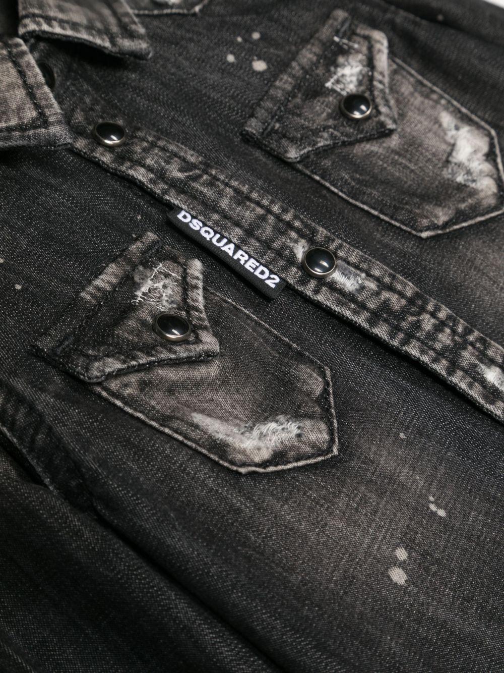 Camicia denim neonato