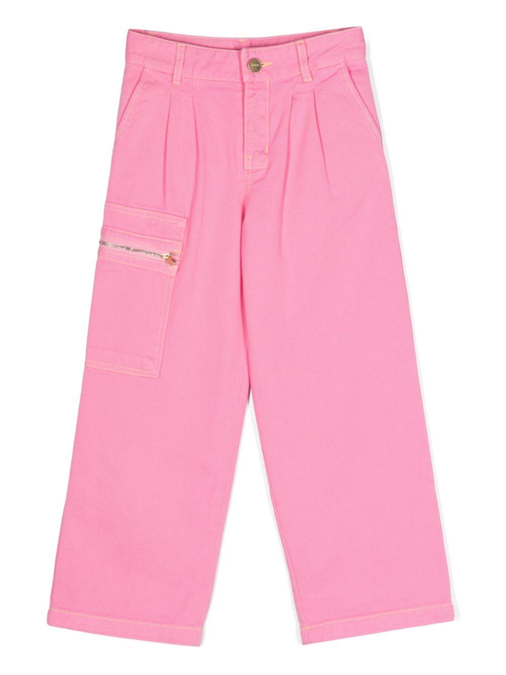 Jeans rosa bambina Jacquemus kids