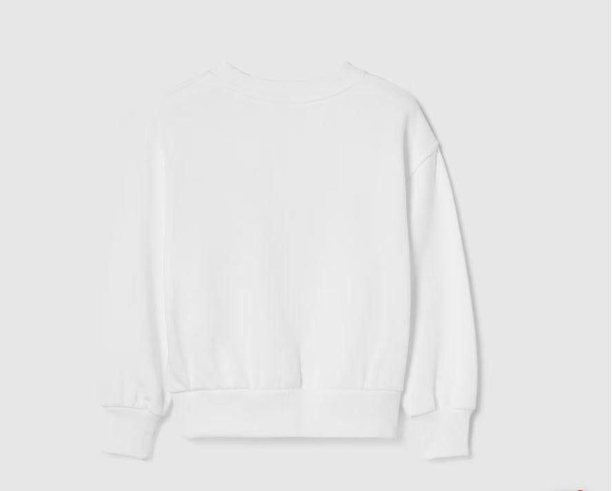 felpa bianca bambina 799331XJHFR 9214 GUCCI KIDS 