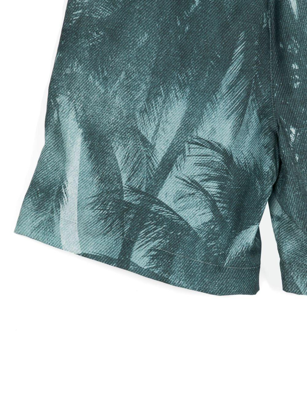 Shorts blu/verde bambino