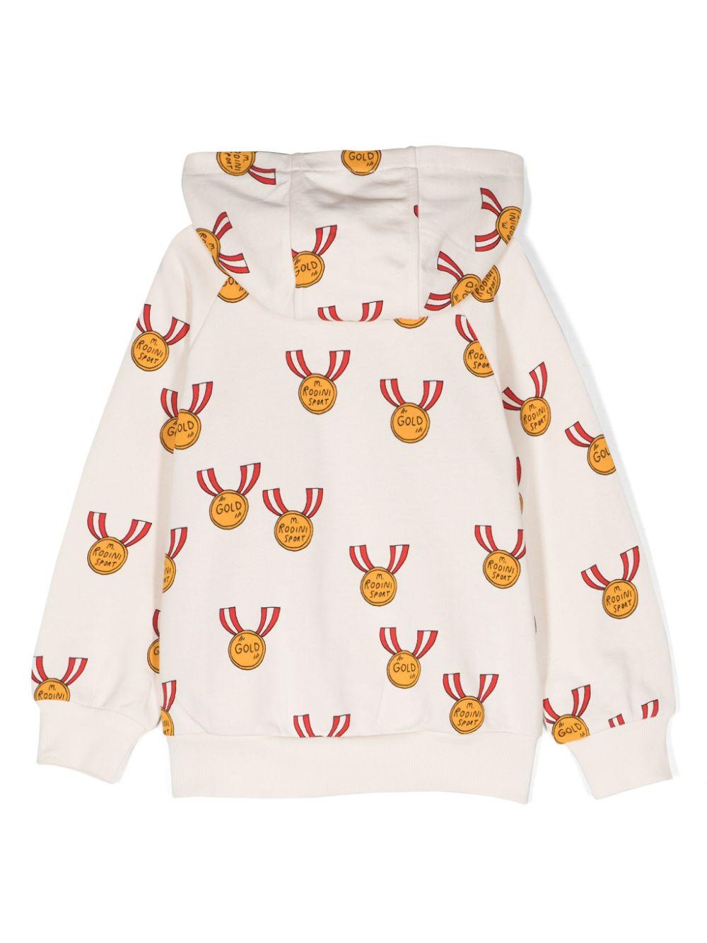 Felpa beige bambina