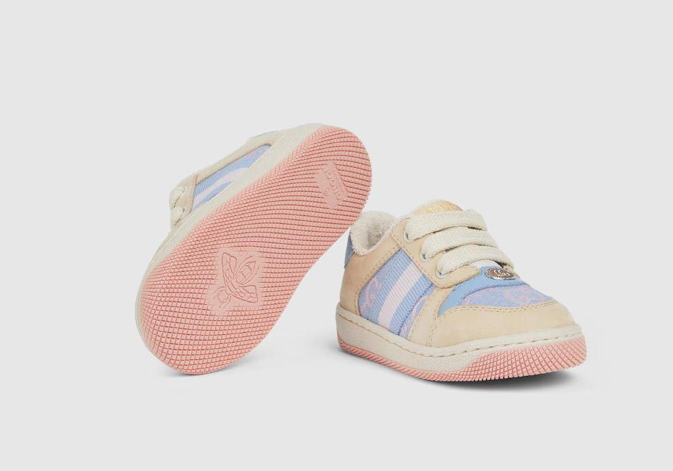sneackers panna/celeste bambina 626625FAERU 8462 GUCCI KIDS 