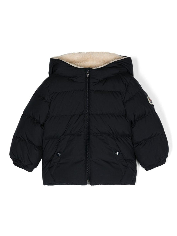 Piumino blu neonato 1A0003354A81 778 Moncler Kids 