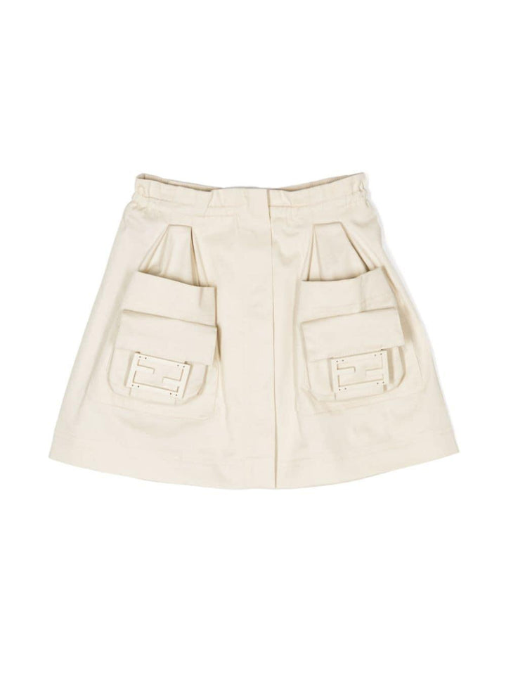 Gonna bianca bambina