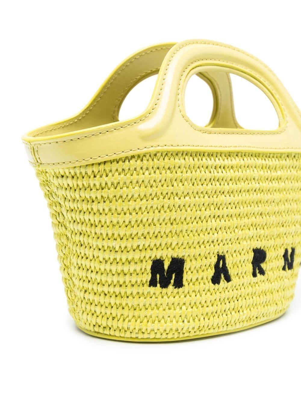 Borsa gialla bambina M00814P3860 00Y07 MARNI KIDS 