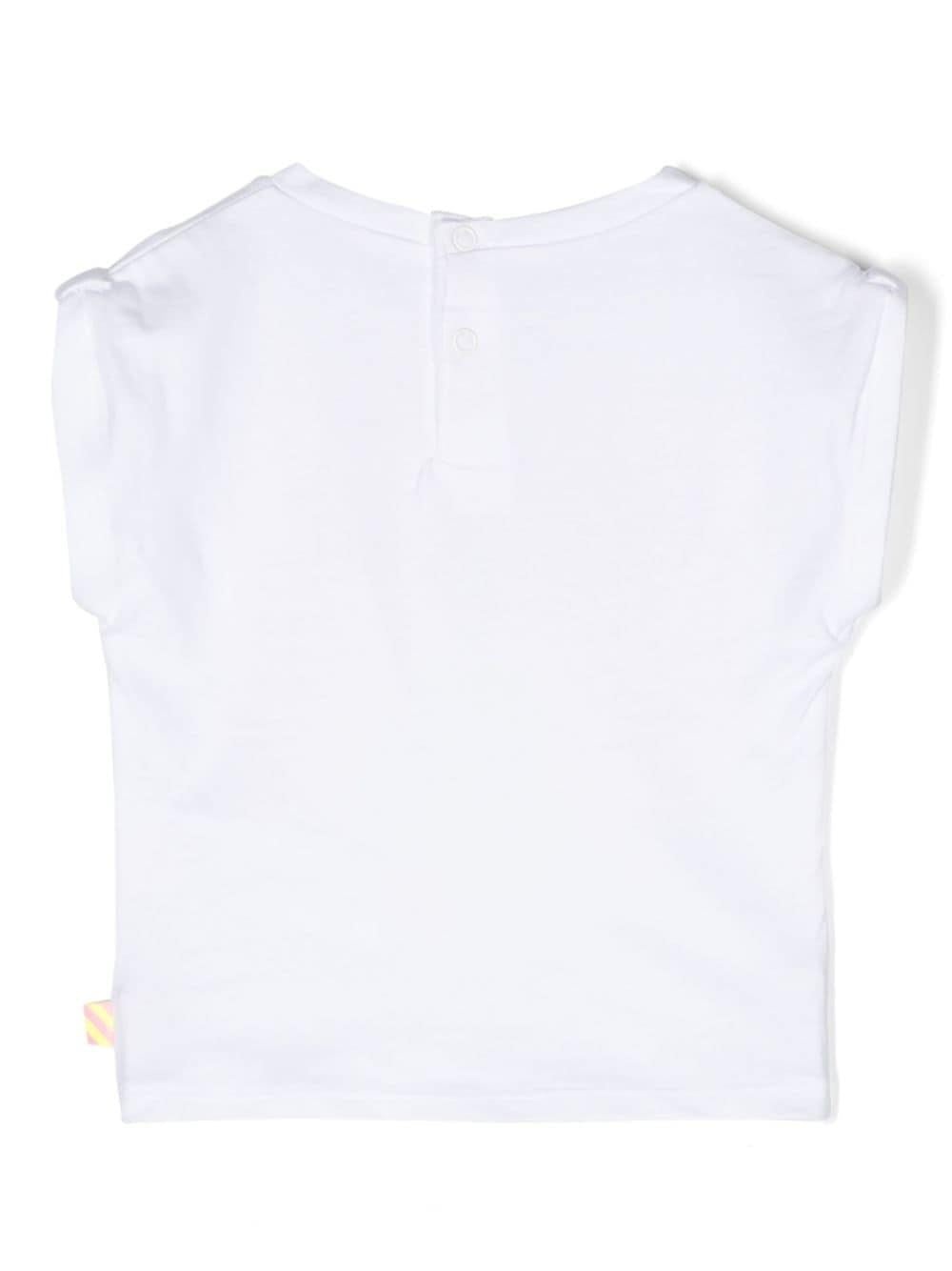 T-shirt neonata bianca