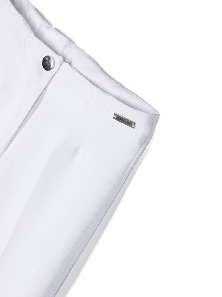 Pantaloni bianchi bambina