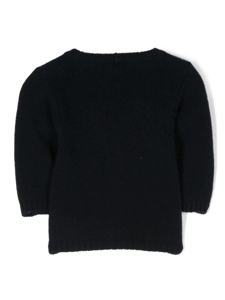 Cardigan blu neonata