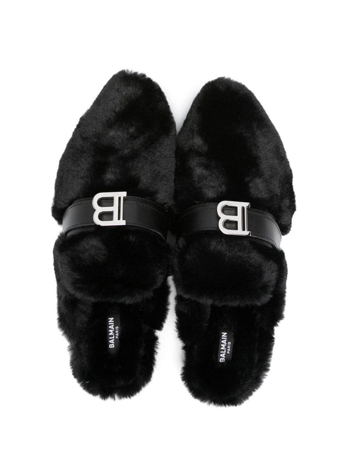 Mocassini neri bambina