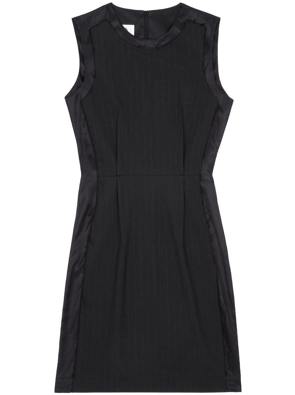 Abito nero donna smanicato S52DA0007S52200 003F MM6 
