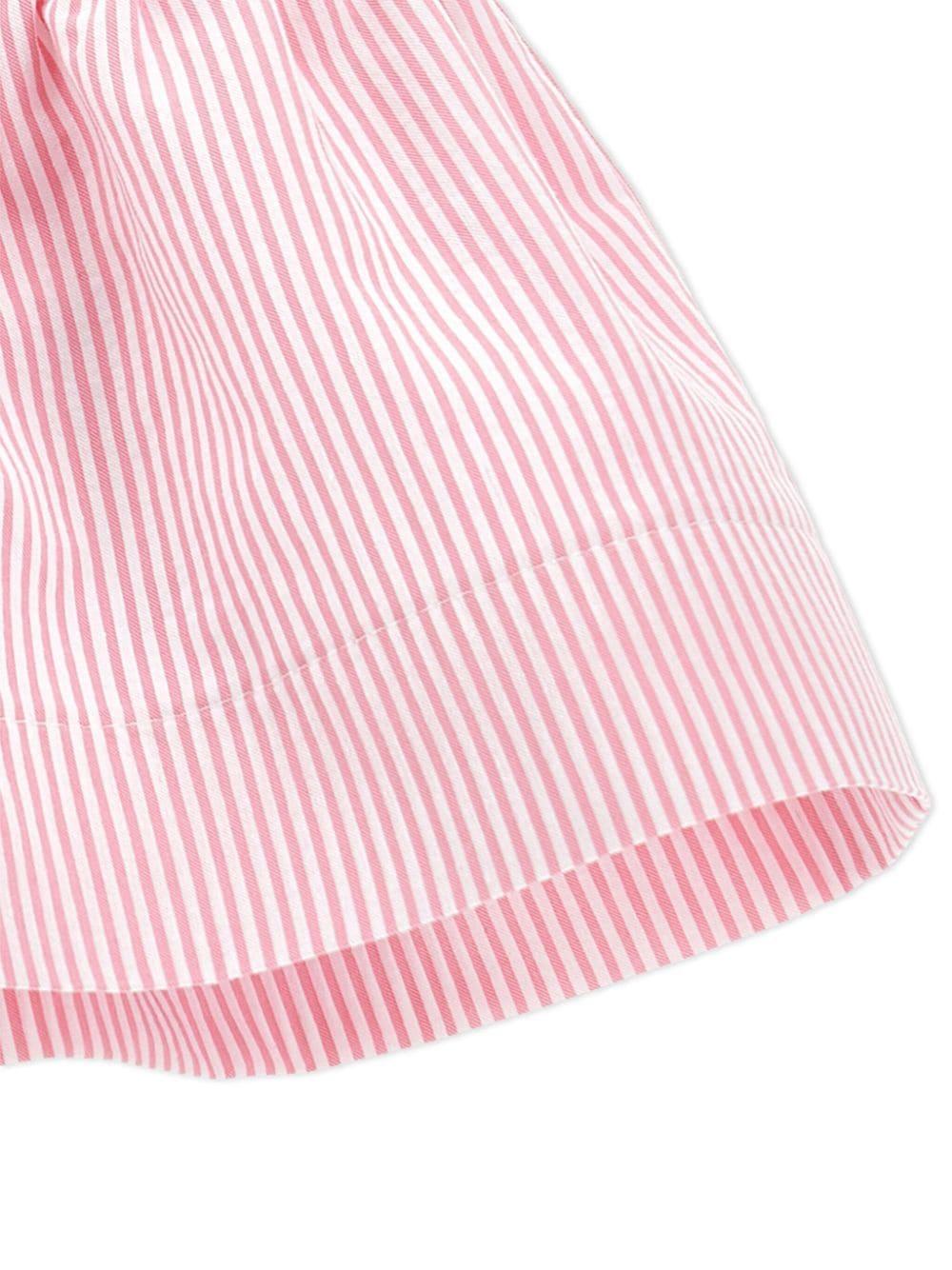 Abito bianco/rosa neonata 31C9023201 0099 Monnalisa kids 