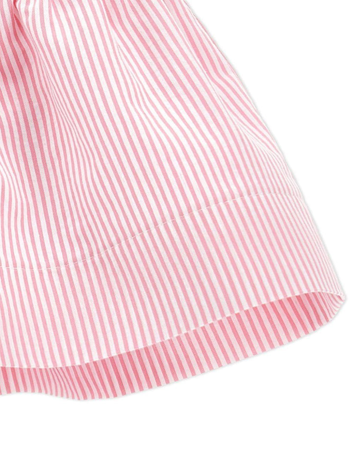 Abito bianco/rosa neonata 31C9023201 0099 Monnalisa kids 