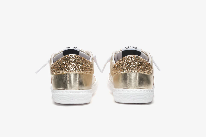 sneakers oro bambina