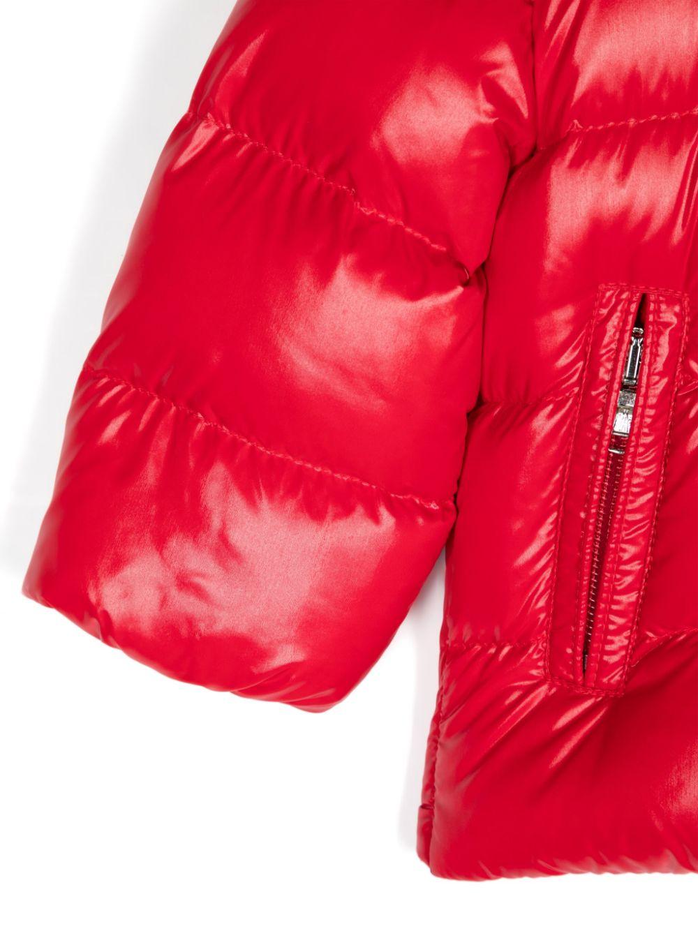 Piumino rosso neonato