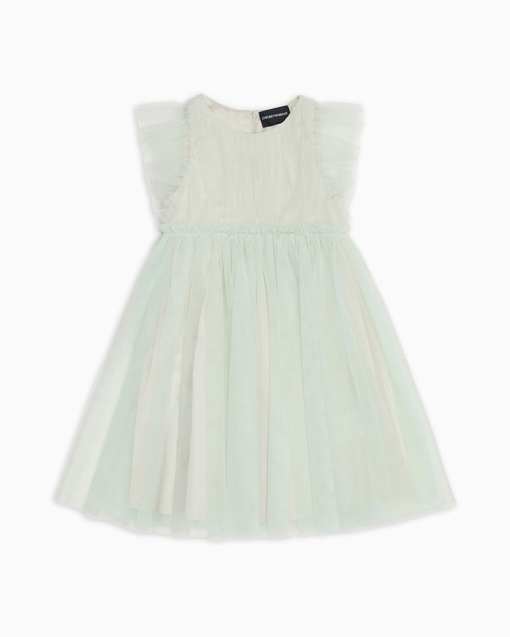 abito verde chiaro bambina