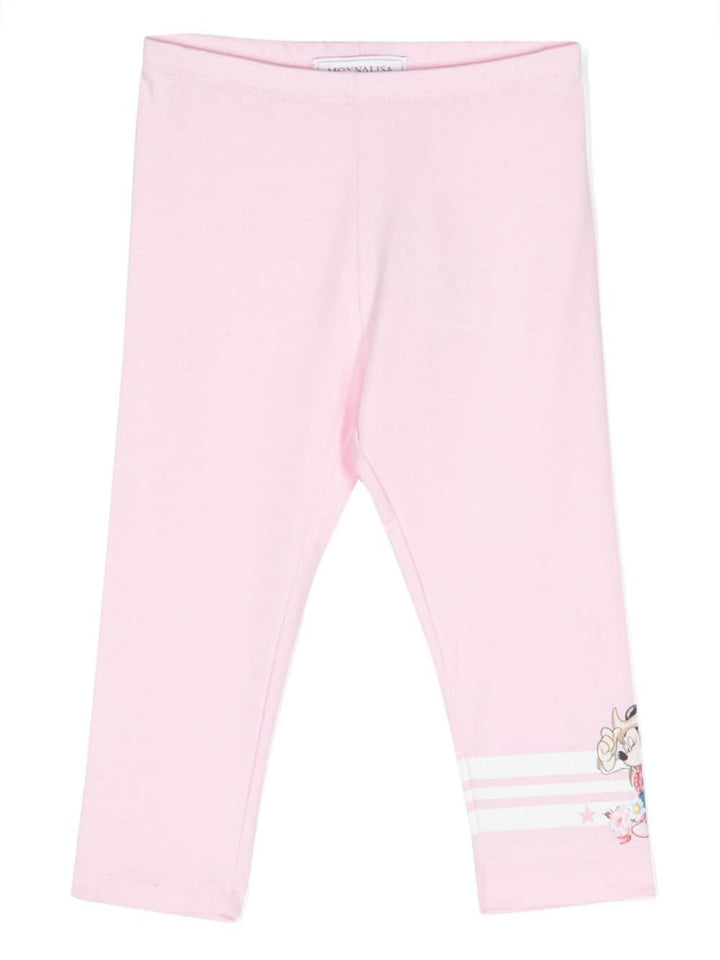 Leggins rosa bambina