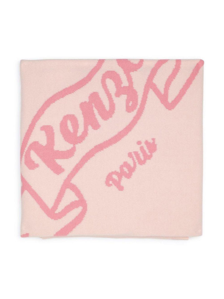 Coperta neonato rosa chiaro K60018 46T KENZO KIDS 