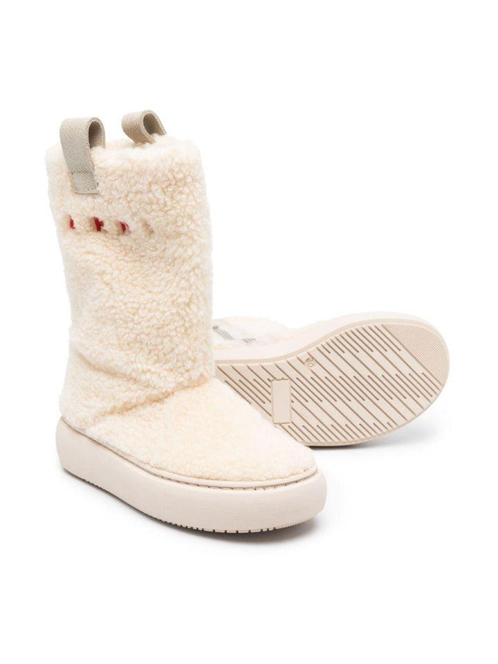 Stivali beige bambina 75340 VAR01 MARNI KIDS 