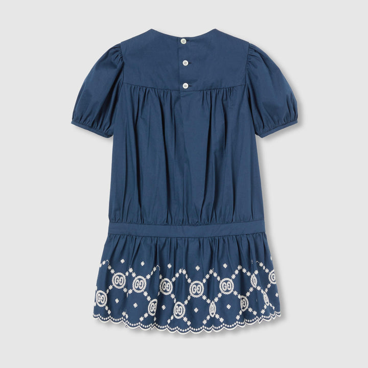 abito blu bambina