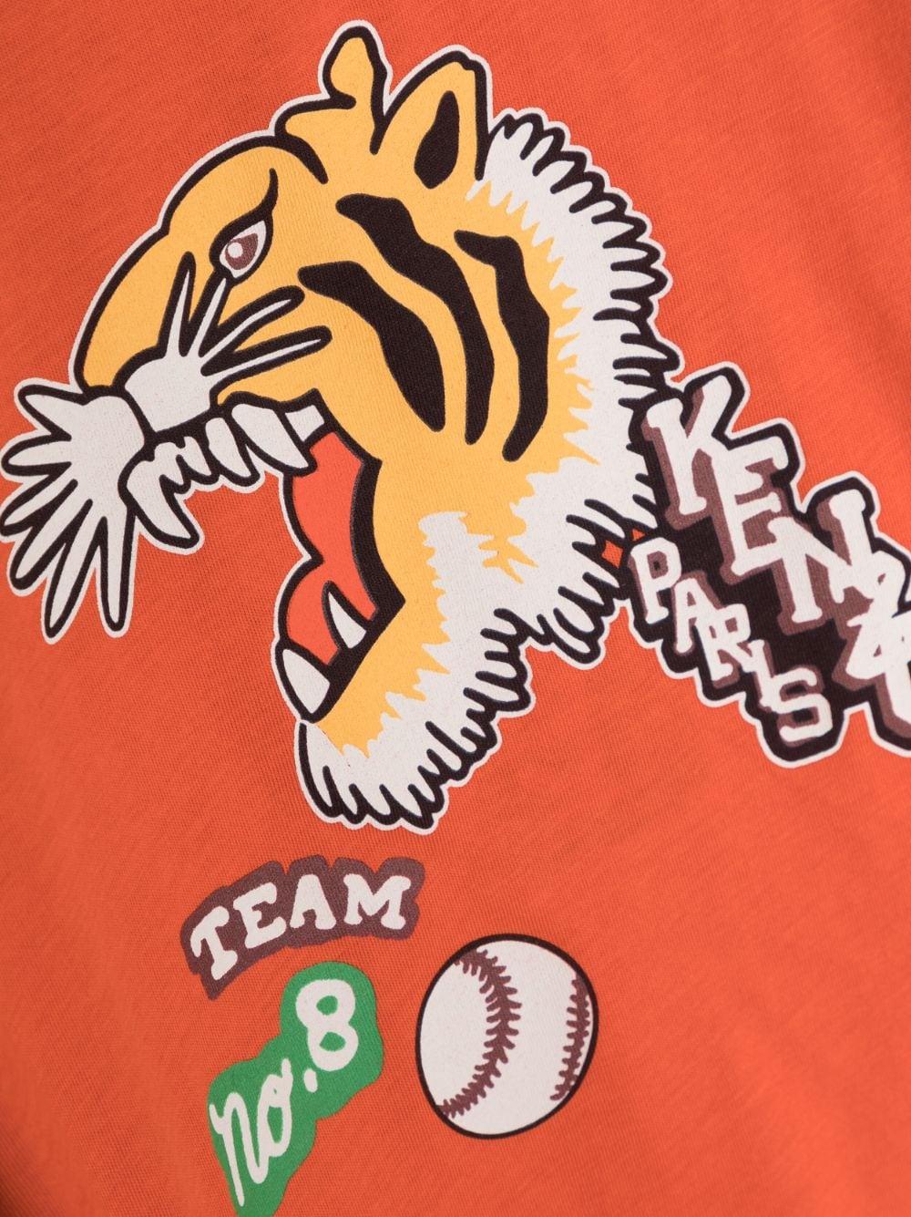 T-shirt arancio bambino K25856 40A KENZO KIDS 