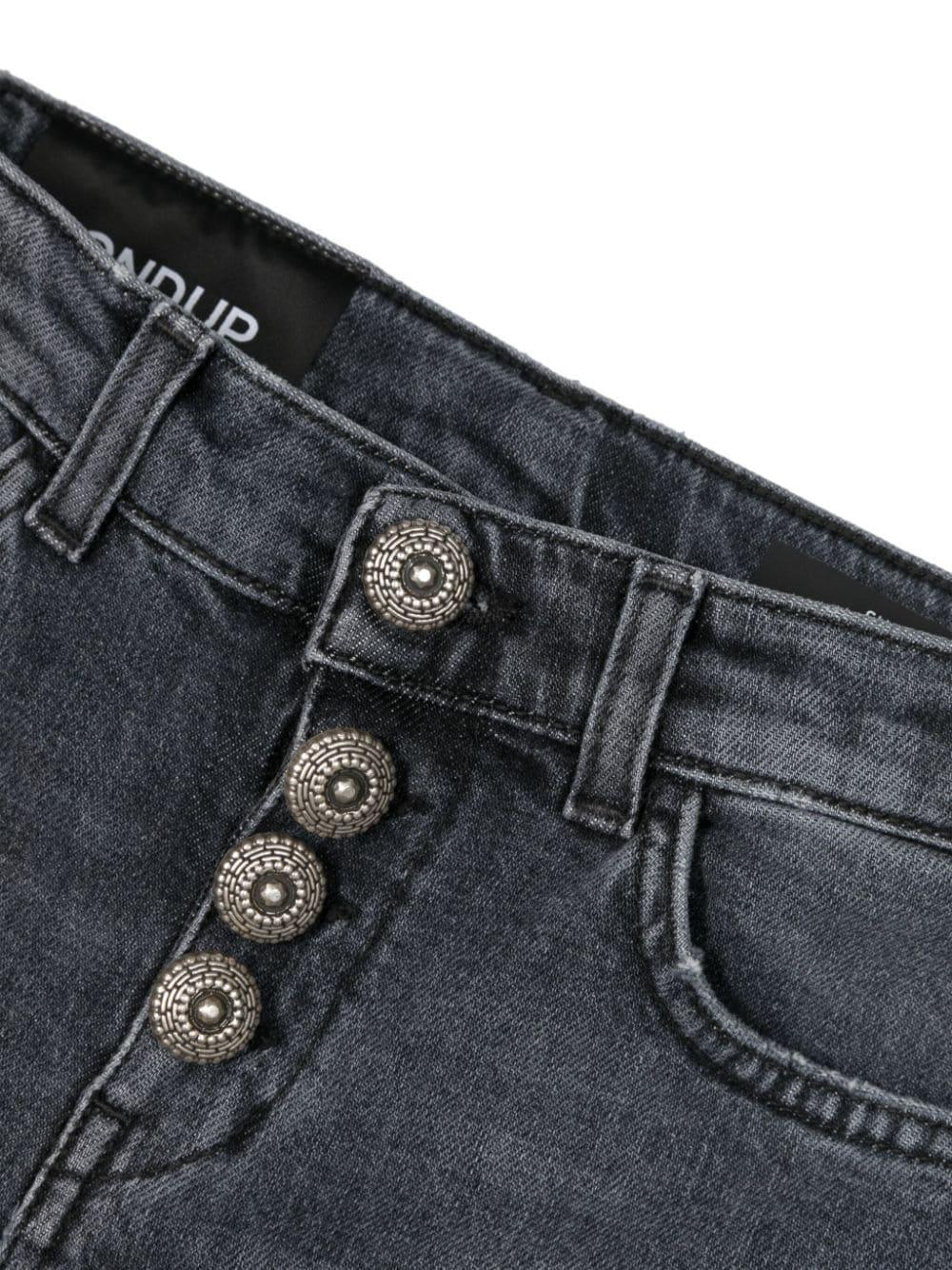Pantaloni jeans grigio medio bambina