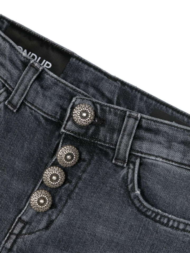 Pantaloni jeans grigio medio bambina