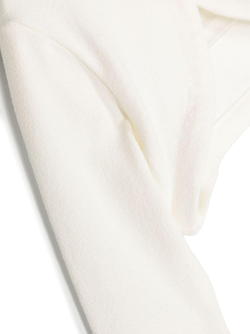 Cardigan bianco avorio neonata