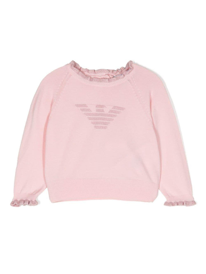 Maglione rosa neonata