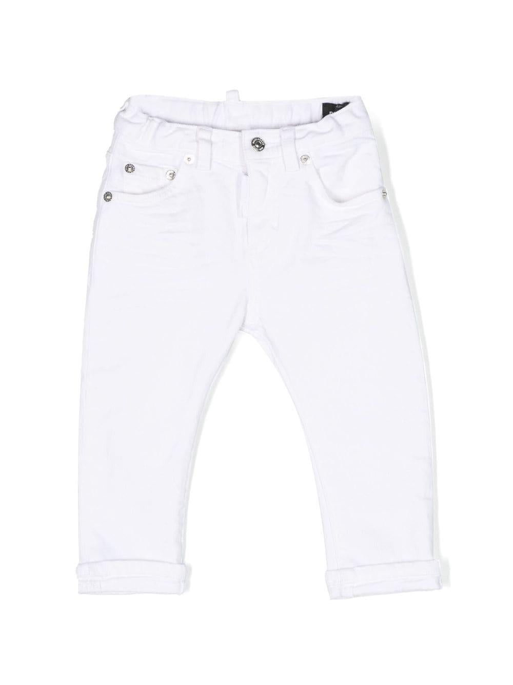 Jeans denim bianco unisex